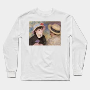 Boating Couple by Auguste Renoir Long Sleeve T-Shirt